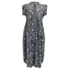 Jayshree Dalal Women's Ivy Midi Dress Grey In Grey