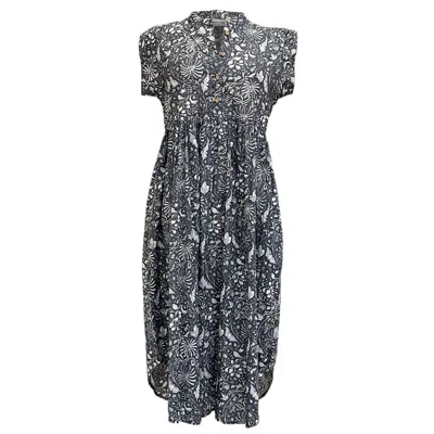 Jayshree Dalal Women's Ivy Midi Dress Grey
