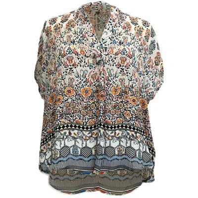 Jayshree Dalal Women's Neutrals / Black / Yellow Sardinia Top Carrot In Black/yellow