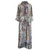 Jayshree Dalal Women's Paradise Duster Dress Salmon In Pink