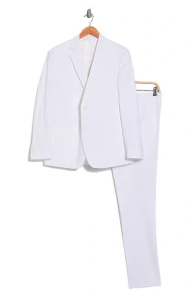 Jb Britches Two Button Side Vent Suit In White