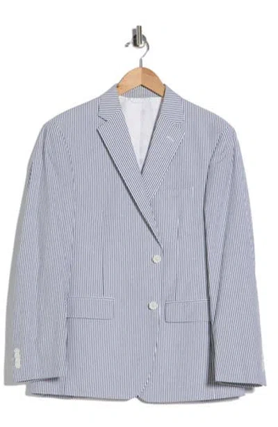 Jb Britches Two-button Stretch Cotton Sport Coat In Gray