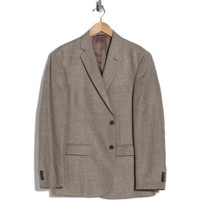 Jb Britches Two-button Wool & Linen Blend Sport Coat In Brown