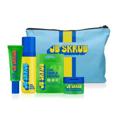 Jb Skrub Essential Face Care Set For Tweens And Teens + Limited Time Free Travel Pouch