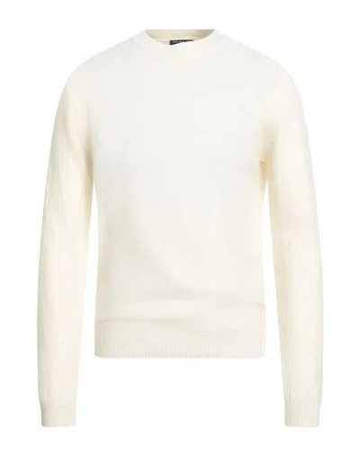 J·b4 Just Before Man Sweater Ivory Size Xxl Merino Wool, Cashmere
