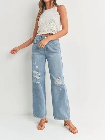 Jbd Ashley Dad Jeans In Light Wash