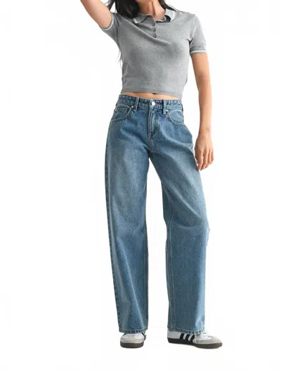 Jbd Baggy Wide Leg Jeans In Blue