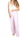Jbd Cassie Denim Cargo Pants In Blushed Lavender In Pink