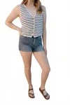 Jbd Clean Hem Stretch Short In Blue In Blue
