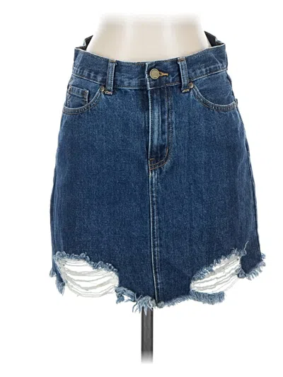 Pre-owned Jbd Denim Skirt In Blue