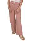 Jbd Hallie Wide Leg Denim Pants In Pale Pink In Multi