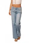 Jbd High Rise Straight Leg Jeans In Light Denim In Blue