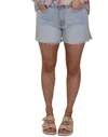 Jbd Luna Denim Shorts In Light Wash In Blue