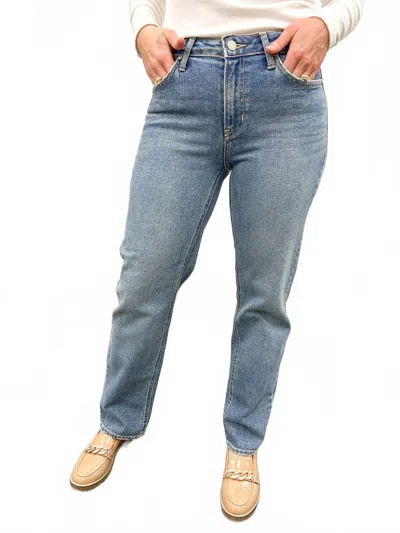 Jbd Mid Rise Straight Leg Jeans In Medium Wash In Multi