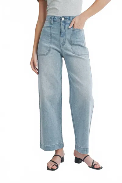 Jbd Utility Jean In Light Wash In Multi