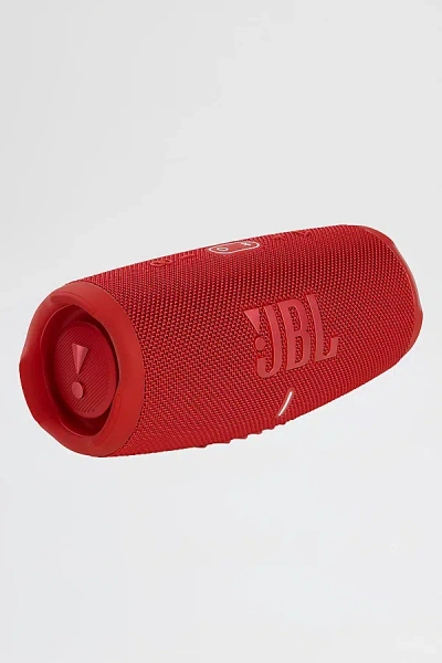 Jbl Charge 5 Portable Waterproof Bluetooth Speaker With Powerbank In Red