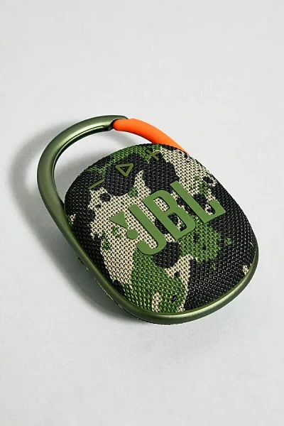 Jbl Clip 4 Portable Bluetooth Waterproof Speaker In Camo At Urban Outfitters In Multi