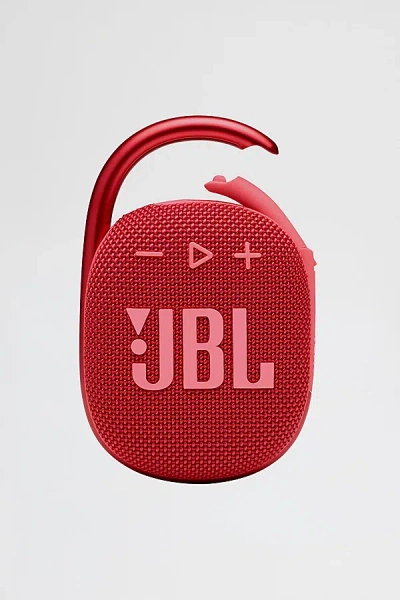 Jbl Clip 4 Portable Bluetooth Waterproof Speaker In Red At Urban Outfitters