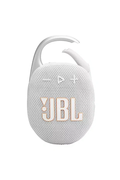 Jbl Clip 5 Portable Waterproof Bluetooth Speaker In White