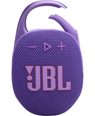 Jbl Clip 5 Ultra Portable Waterproof Bluetooth Speaker In Purple