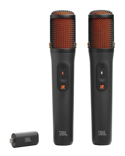 Jbl Easysing Mics Two Wireless Ai-powered Microphones In Black