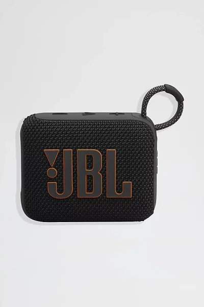 Jbl Go 4 Portable Waterproof Bluetooth Speaker In Black At Urban Outfitters