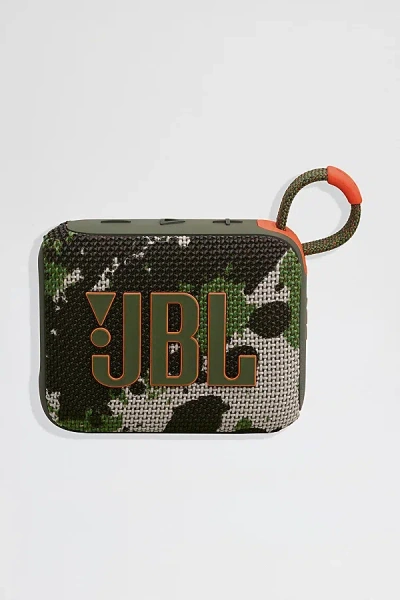 Jbl Go 4 Portable Waterproof Bluetooth Speaker In Camo At Urban Outfitters