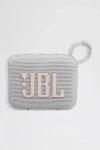 Jbl Go 4 Portable Waterproof Bluetooth Speaker In White At Urban Outfitters