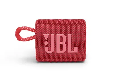 Pre-owned Jbl Go3 Portable Waterproof Wireless Speaker Go3redam Red In Multi
