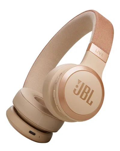 Jbl Live 670nc True Anc Wireless On Ear Headphones In Neutral