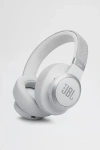 Jbl Live 770nc Wireless Over-ear Adaptive Noise Canceling Headphones In White At Urban Outfitters In White