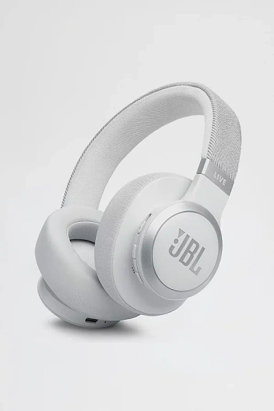 Jbl Live 770nc Wireless Over-ear Adaptive Noise Canceling Headphones In White At Urban Outfitters