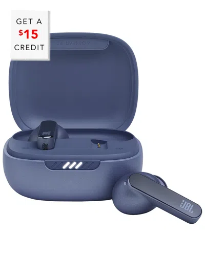 Jbl Live Pro 2 True Wireless Noise Cancelling Earbuds With $15 Credit In Blue