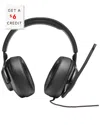 Jbl Quantum 200 Wired Over-ear Gaming Headset With Flip-up Mic With $6 Credit In Black