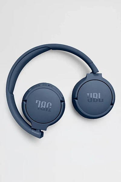 Jbl Tune 670nc Wireless On-ear Noise Cancelling Headphones In Blue At Urban Outfitters In Burgundy