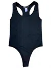 Jbla Don't Race Me Basic Tank Bodysuit In Black In Black