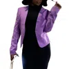 Jbla Not Your Average Blazer In Purple In White
