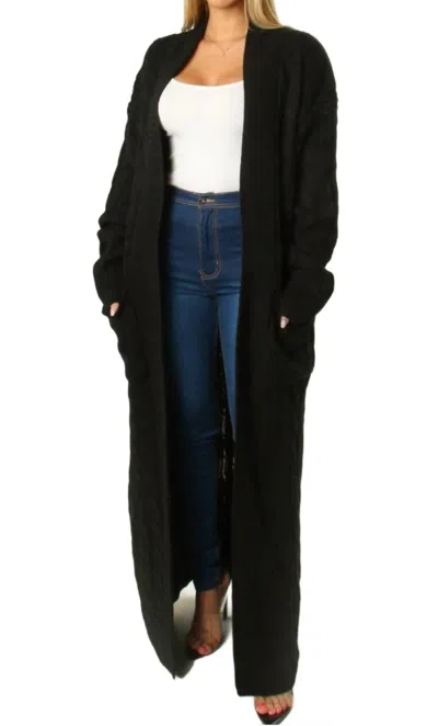 Jbla Ultimate Duster With Pockets In Black In White