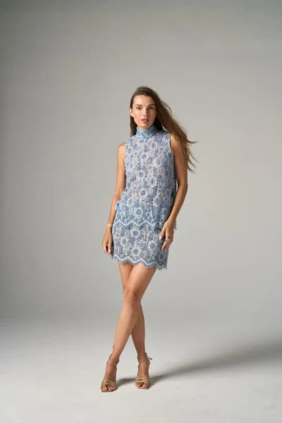 Jbq Adrienne Mini Skirt In Blue