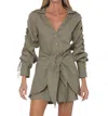 Jbq Andi High Waisted Shorts In Vineyard In Green
