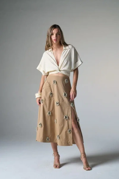 Jbq Alice Skirt In Brown