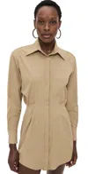Jbq Aurora Long-sleeve Wrap Top In Biscotti