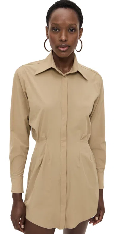 JBQ ALTHEA DRESS BISCOTTI