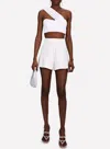 Jbq Amalia High Waist Shorts In White In White