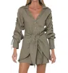 Jbq Andi High Waisted Shorts In Vineyard In Green