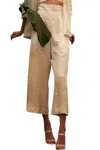 Jbq Andrea Culotte Pants In Ecru In Neutral