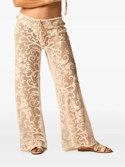 Jbq Andros Flared Trousers In Neutral
