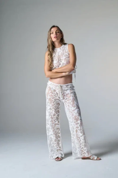 Jbq Andros Pant In White