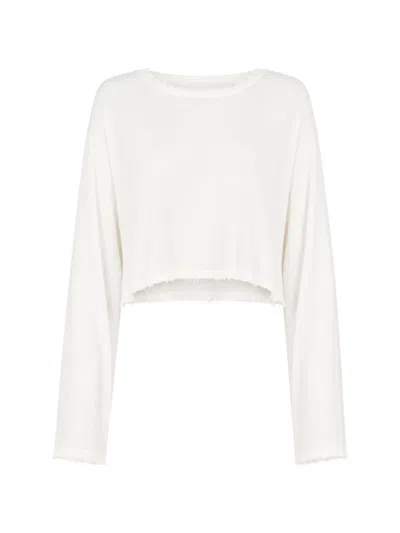 Jbq Anja Raw-cut T-shirt In Neutral