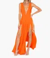 Jbq Arabella Maxi Dress In Tangerine In Orange